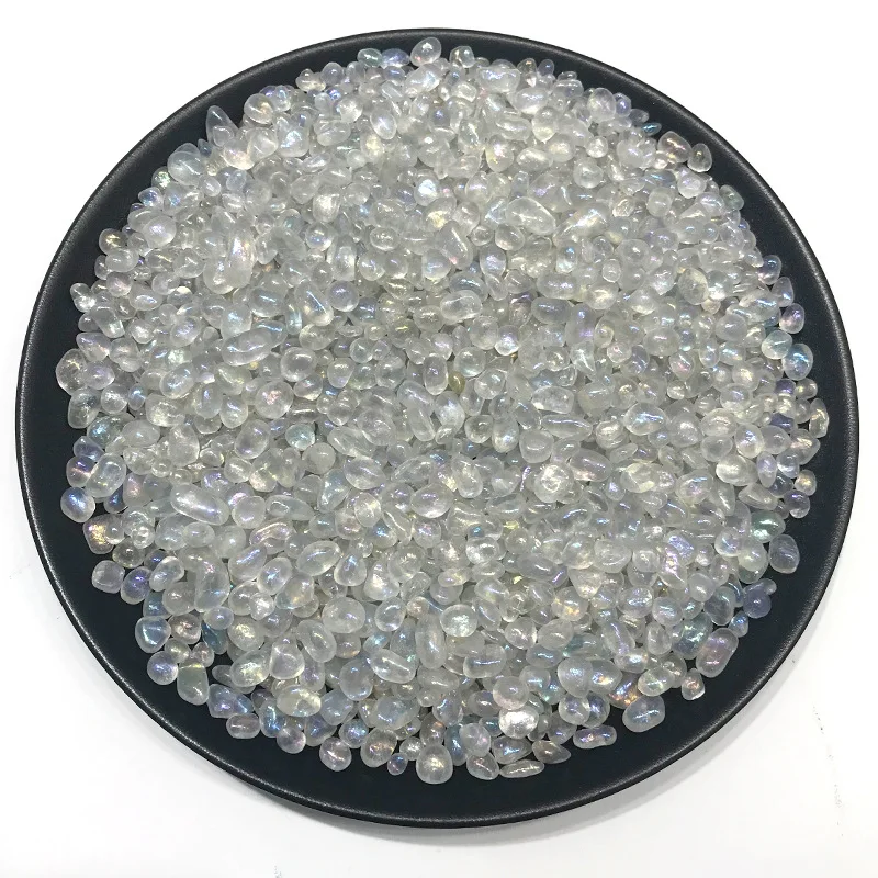 

Natural White Shining Opal Quartz Crystal Rock Chip Healing Chakra Gravel Stone Minerals Specimen Health Decoration Collection