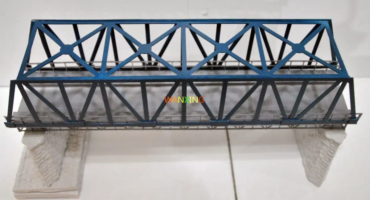 1/87 Train Model Ho Scale Plastic Elevated Railway Bridge DIY Building Kit Model Sand Table Toys for children Free Shipping