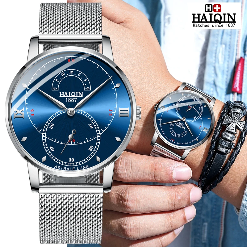 HAIQIN мужские/мужские часы лучший бренд класса люкс автоматические/механические/роскошные мужские спортивные наручные часы мужские reloj hombre tourbillon