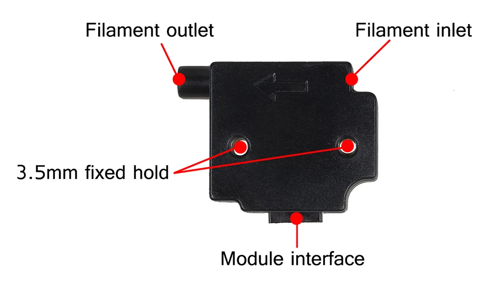 3D Printer parts  filament detecting module (4)