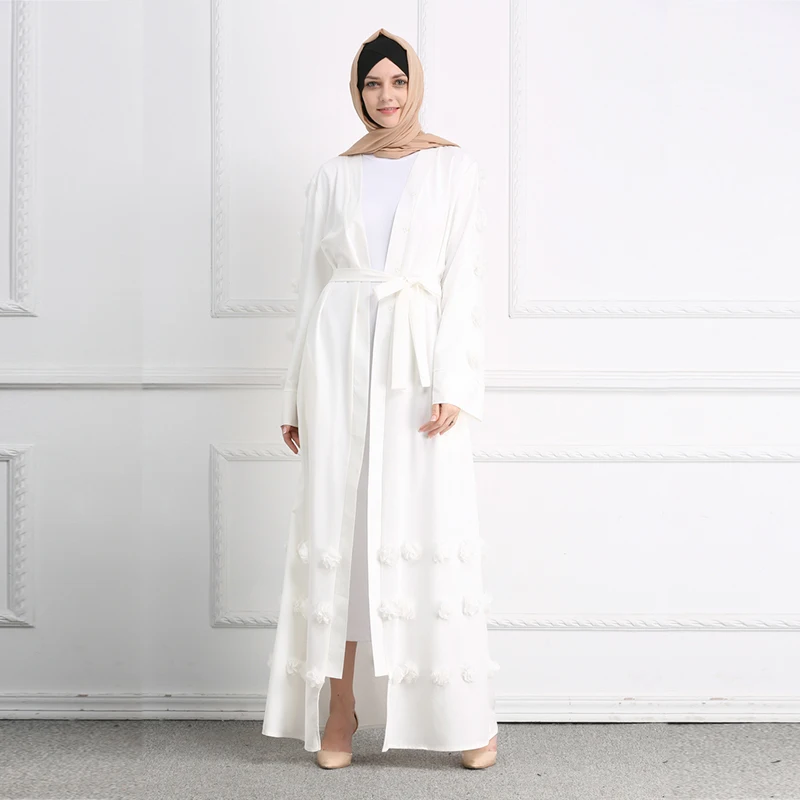 Модные женские вечерние платья abaya Дубайский мусульманский Открытый спереди