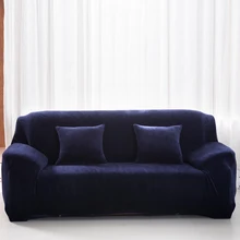 Sofa font b Chair b font Slipcover Plush font b Chair b font Loveseat Sofa Cover