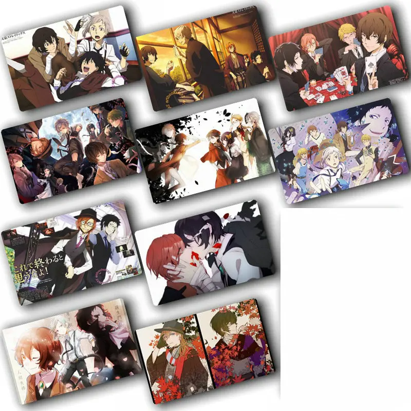 Bungo Stray Dogs Anime Card Sticker Pack DIY Waterproof Card Classic Kids Stickers toys for children 100 pcs