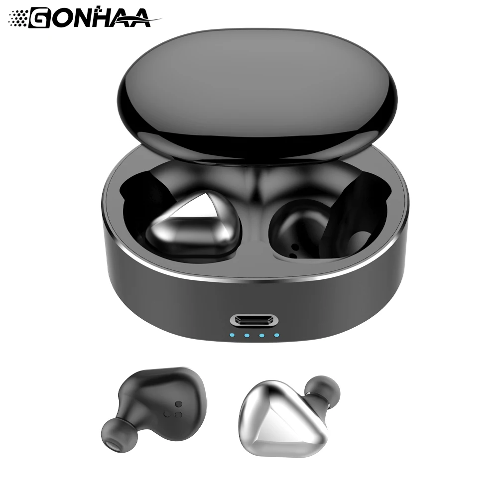 

T50 TWS Bluetooth Headset Sports Touch Wireless earphone 3D Stereo Microphone Wireless earbuds + Charging Box