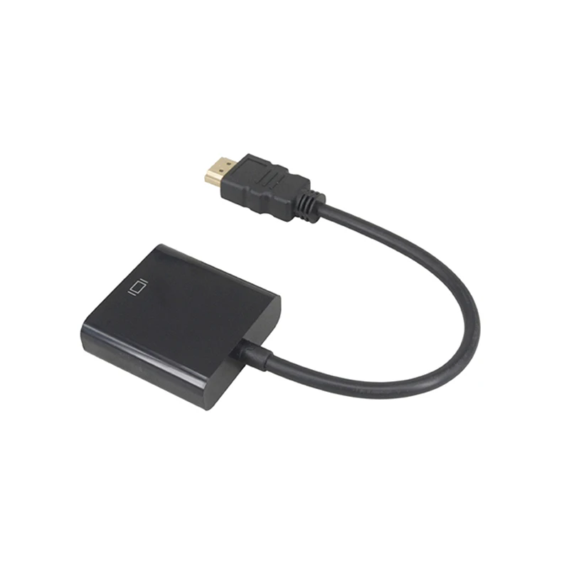 Кабель адаптер Etmakit для преобразователя HDMI в VGA 1080P ДЛЯ ЭЛТ LED дисплея проектора HD