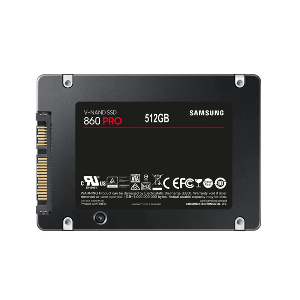 SAMSUNG 860 PRO SSD 512 ГБ 256 ГБ SSD жесткий диск Внутренний твердотельный диск 2," SATA III 256 ГБ для ноутбука Настольный ПК