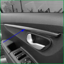 Для Рио 4 крест KX 2017 интерьер дверная накладка интерьер подлокотник Молдинги автомобиль-Стайлинг украшение аксессуар часть