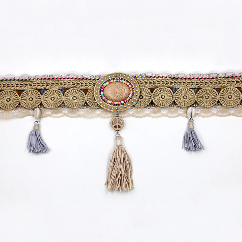 Модный пояс с кисточками для женщин в богемном стиле с бахромой Бирюзовый женский декоративный пояс для женского платья