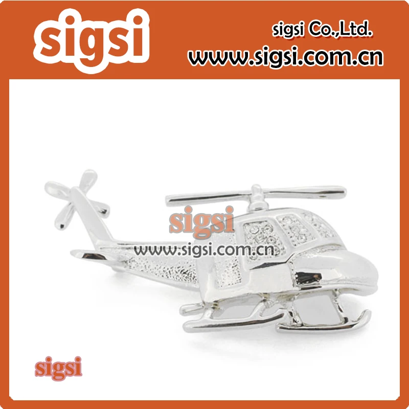 

2015 New Style aircraft rhinestone brooch