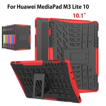 

Case For Huawei MediaPad M3 Lite 10 10.1" BAH-W09 BAH-AL00 BAH-L09 Cover Heavy Duty 2 in 1 Hybrid Rugged Durable Funda Shell
