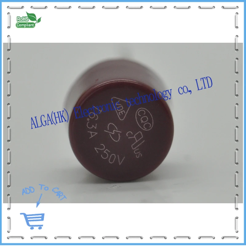 

T6.3A 250V (6.3A) fuse cylindrical plastic fuse LCD TV Fuses.