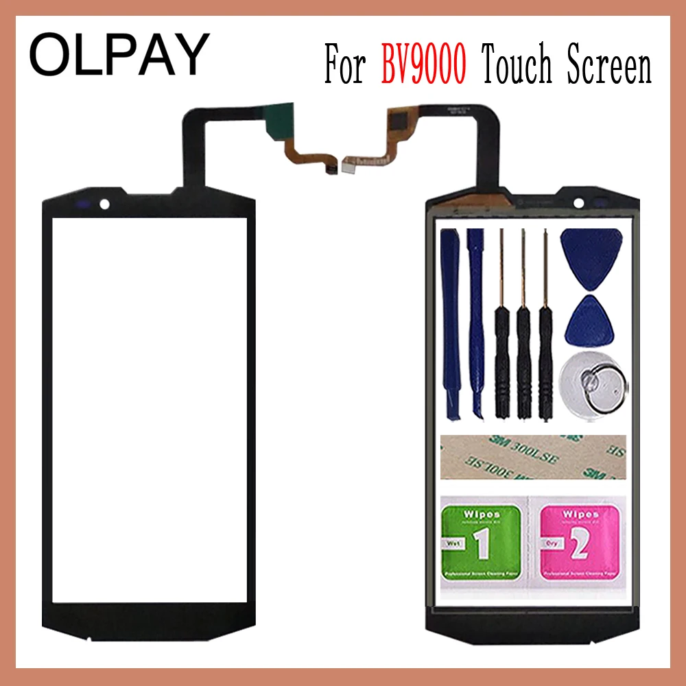

OLPAY 5.7'' Touch Glass Panel For Blackview BV9000 BV 9000 Lens Sensor Touch Screen Digitizer Glass Sensor Tools Free Adhesive