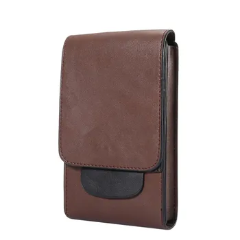 

YIANG New Men Waist Bag Leather 6.5/6.3 inch Cell/Mobile Phone Coin Purse Pocket Belt Bum Pouch Pack PU Material 4 colors