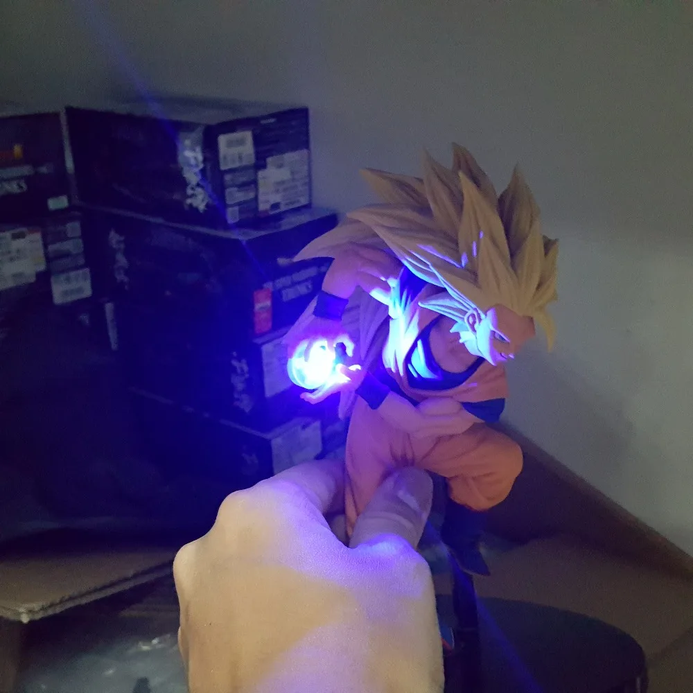 Dragon Ball Z Сон Гоку DIY светодиодный светильник Goku Kamehameha 150 мм аниме Dragon Ball Супер Saiyan экшн-фигурка настольная лампа