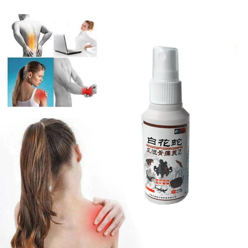 

Dropship 80ml/bottle Backache Snake Venom Stop Pain Essential Oil Treatment Osphyalgia Arthritis Rheumatism Medical Spray