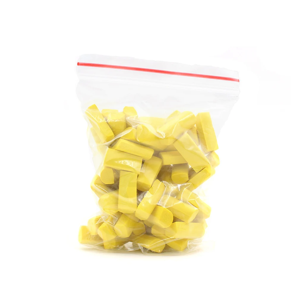 Губка дополнение для слизи наполнитель украшения из пенопласта бусины полосы шары клейкие аксессуары Талисманы chunk игрушки для антистресс детей - Цвет: Yellow