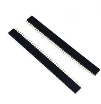 

10PCS 1*40PIN Single Row Female Pin Header 1X40PIN 2.54MM 40 PIN Connector 40pin strip 40P