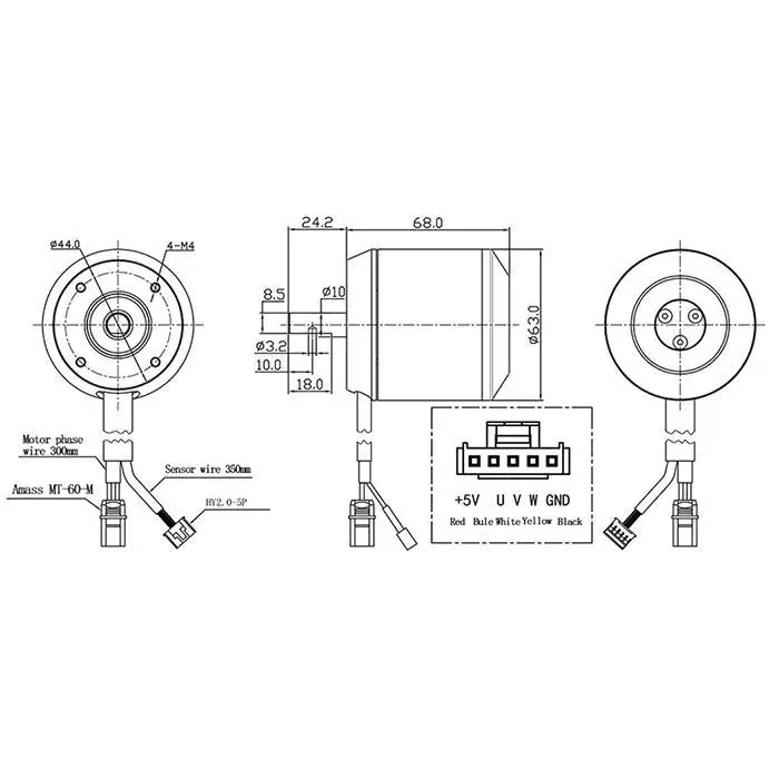 H6368 140KV 200KV ремень электродвигатель 0 9 кг аксессуары для скейтборда 300 мм 350