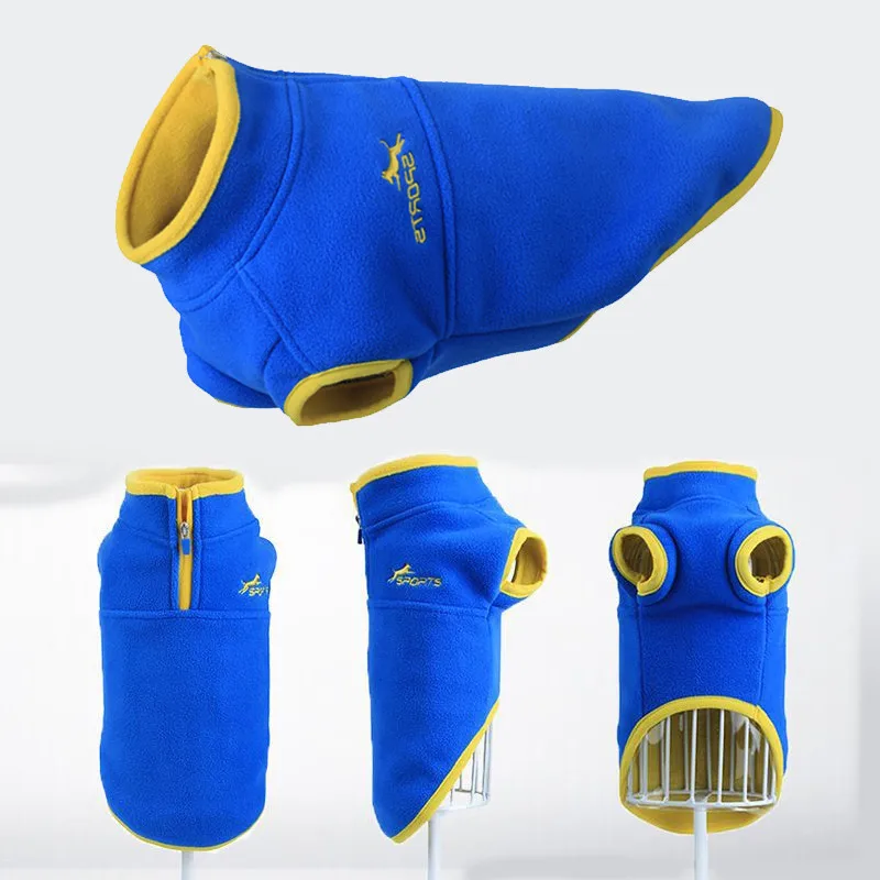 

GLORIOUS KEK Winter Pet Clothes Fleece Dog Clothes for French Bulldog Small Dog Warm Fleece Coat Classic Puppy Jacket Chihuahua