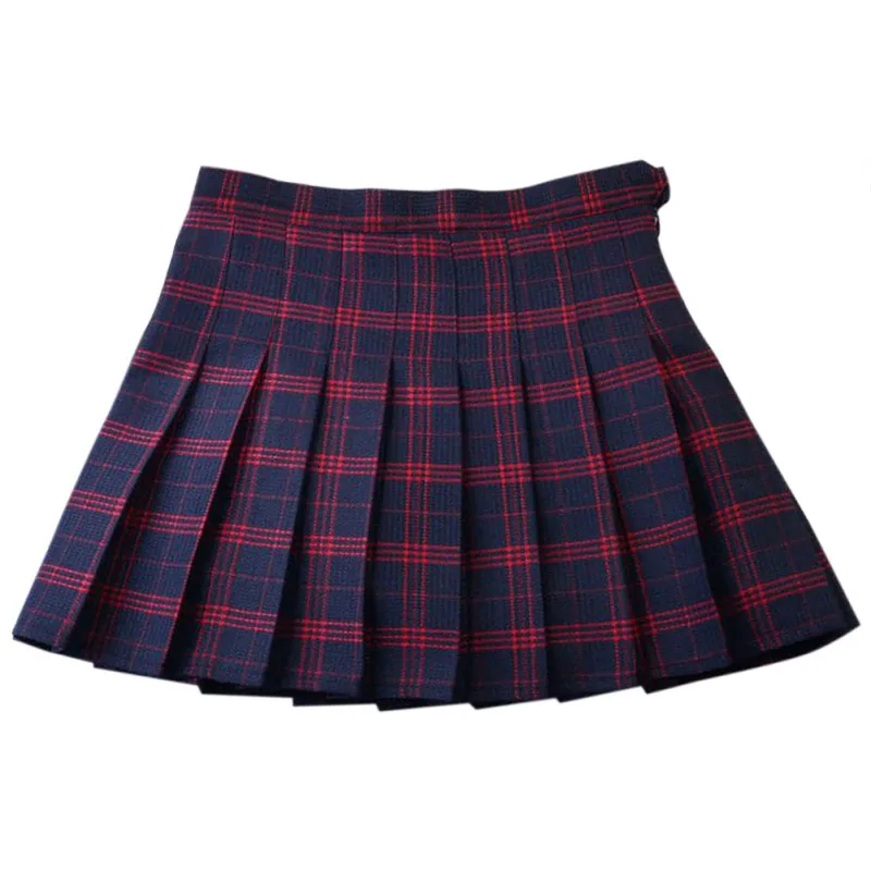 

Cotton Material High Waist Short Skirt For Baby Girls Kids Skirts 2-7Y Toddler Pettiskirt Children's Plaid Skirt Pleated Skirt