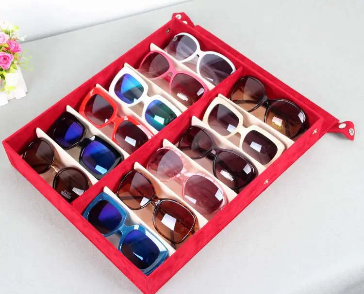 Качество Чехол для очков 12 Сетка оленьей упаковочная коробка для солнечных очков коробка для солнцезащитных очков коробка очки хранения