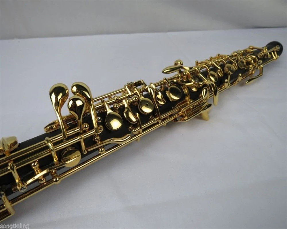 Semiautomatic-composite-wood-concert-oboe-gold-plating-C-key