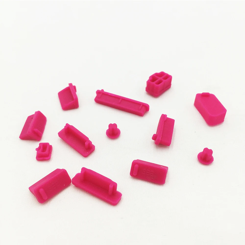 13PCSSet Candy Color Silicone Anti Dust Plug Cover Stopper Laptop dust plug laptop dustproof usb dust plug Computer Accessories (3)