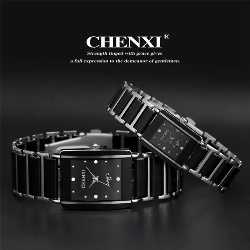 Casual Women Watch Classic Black Ceramics Bracelet Rhinestone Lady Quartz Watch Woman Man Gift Clock Lover relogio feminino  