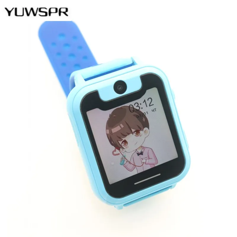 

1pcs NEW kids watch GPS tracking waterproof Touch Screen camera SOS Call Location 1.54 inch Device Children smart watches S6