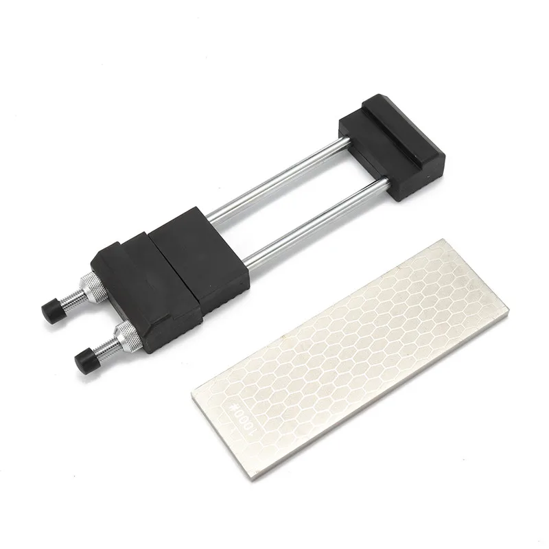 

Diamond Blade Sharpener + Bracket Sharpen Stone Whetstone Sharpener Waterstone Sharpening Kit Set with 1200 Ice Bear Stone