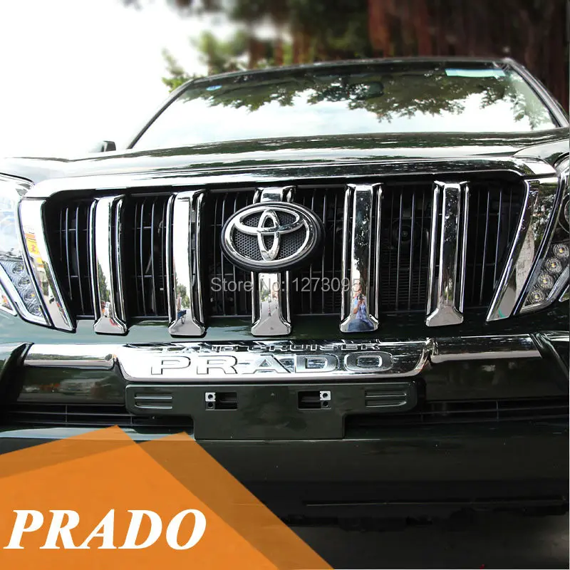 6 pcs/set Car Accessories for Toyota LAND CRUISER PRADO FJ150 2014 2015