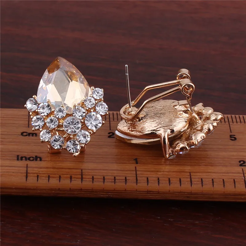 2018 new design  Austria crystal  rhinestone  ear buckles earrings  or stud earrings  (21)