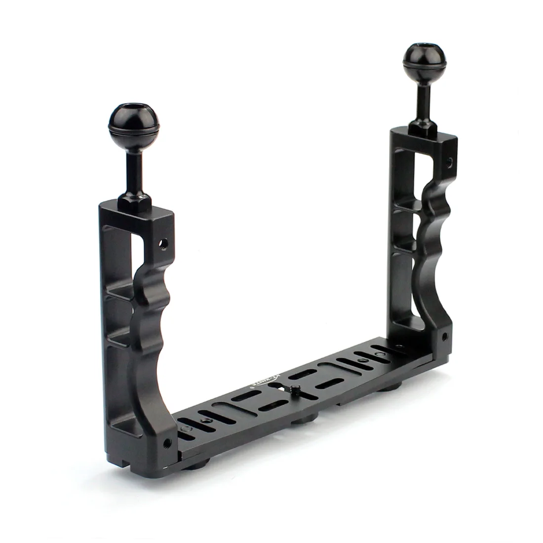 

CLCU CNC Aluminum Alloy Handle Grip Stabilizer Rig Handheld Underwater Scuba Diving Tray Mount / LED Light for Gopro DSLR Camera