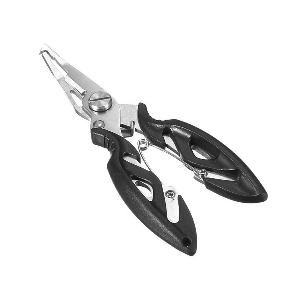 High Quality Steel 3 Cr 13 Fishing Plier Scissor Tackle Line Cutter Lure Hook Remover Tool 4.96x1.81x0.39 inch