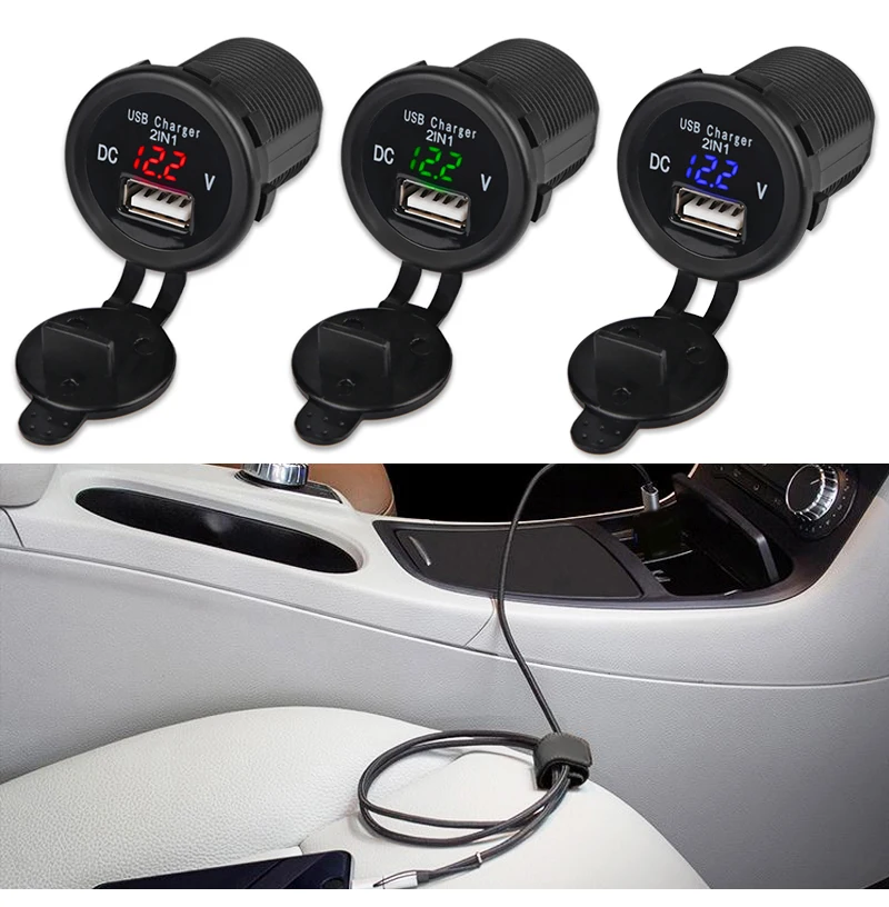 عالمي مزدوج usb شاحن سيارة محول الطاقة 12-24 فولت 2.1a المزدوجة usb مقبس شاحن لفون العاشر لباد مصغرة ل سامسونج قرص