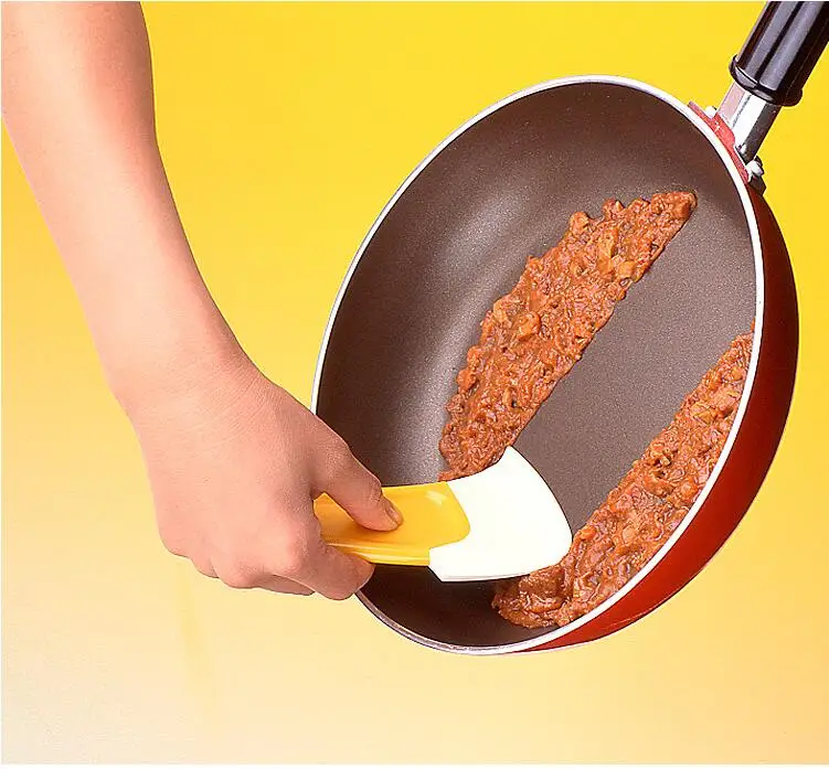 

Pan Cleaning Scraper Silicone Kitchen Spatula Cake Baking Tool Pastry Spatulas