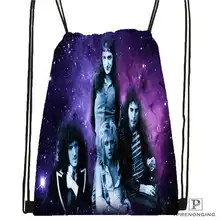 Пользовательские queen Band@ 02 походная сумка на шнурке милый рюкзак для детей(черная спинка) 31x40 см#180611-01-05