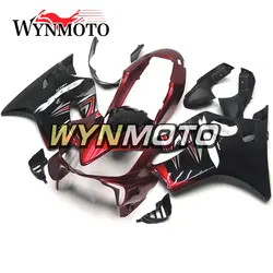 Выполните темно-красные, черные Обтекатели для HONDA CBR600F4i 2004-2007 год впрыска ABS пластмасс F4i 04 05 06 07 мотоцикл кузов