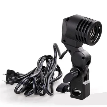 

KOLIVAR E27 Light Socke Bulb Holder Softbox Flash Umbrella Bracket Photo Lighting Holder For Photography Studio Accessories