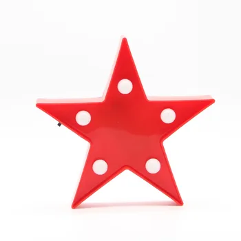 

LED Table Night Light Marquee Star Home Party Decoration 3D Desk Tolilet Lamp Decoration Indoor Lighting Lamp Luminaria