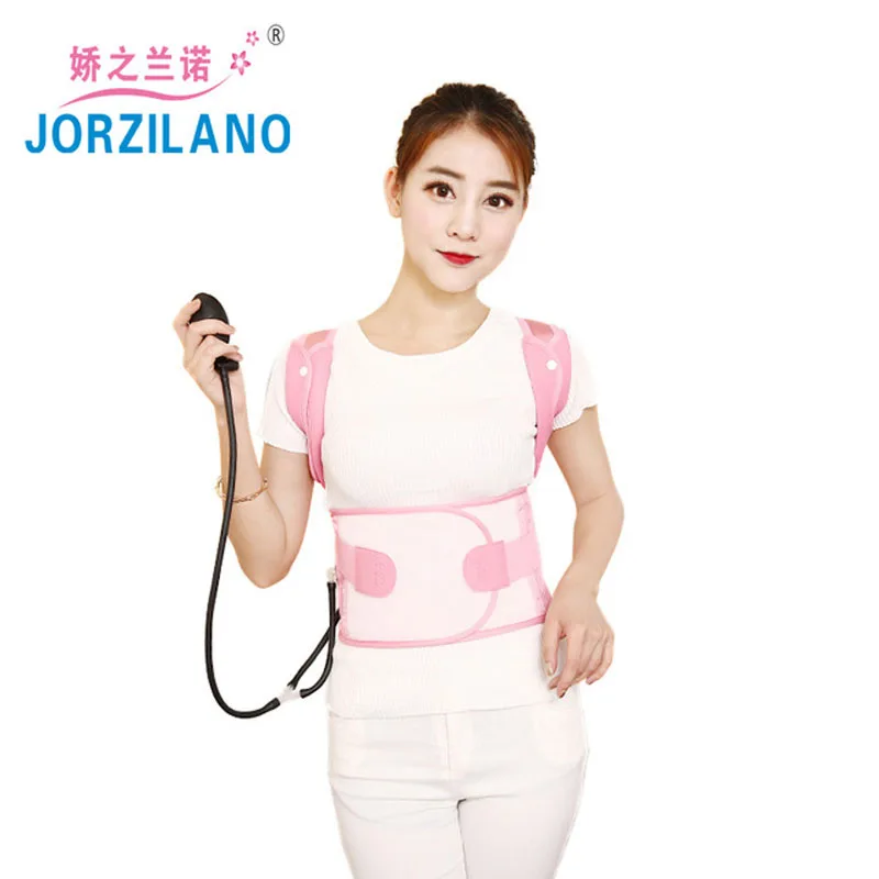 

JORZILANO adjust enhanced air pressure back posture corrector lumbar spine support braces belt humpback Pain Relief Orthopedic