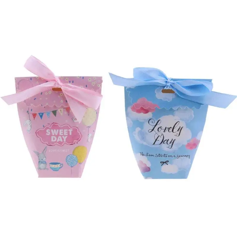 

50pcs/Set Romantic Hollowed Candy Paper Box Wedding Gift Box Party Supplies