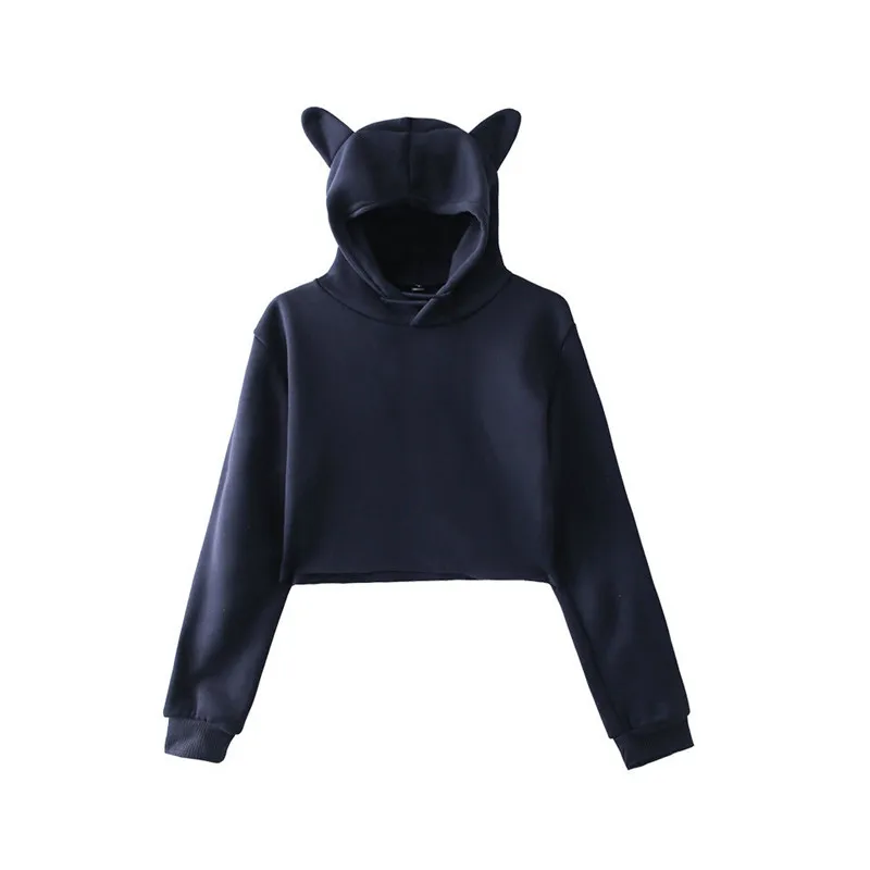 Пуловер для женщин Sweatershirts обувь девочек пикантные короткие милые повседневные