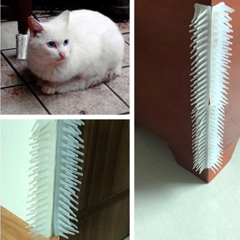 

Pet Brush Comb Play Cat Toy Plastic Bristles Arch Massager Cat Accessories Self Grooming For Cat Scratcher Toys Tools