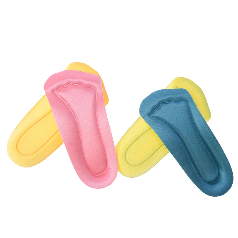 1 Pair Stretch Breathable Absorbent Deodorant Shoe Sports Cushion Insoles Men