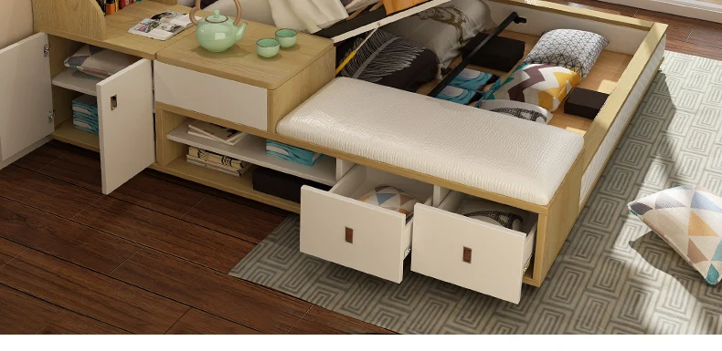 Современные мягкие кровати из натуральной кожи с ящиком для хранения, мебель для дома, спальни, cama muebles de dormitorio/camas quarto
