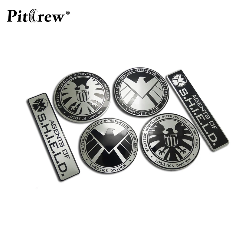 

Multitype Personalized Stickers Marvel Agents of Shield Sticker Emblem Badge Car Styling Car Decals Creative Auto Accessories