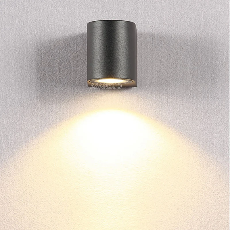 Outdoor Wall Lamp 3W Led porch Lights,Aluminum Lighting Garden Corridor Decoration Waterproof Wall lights Ip65