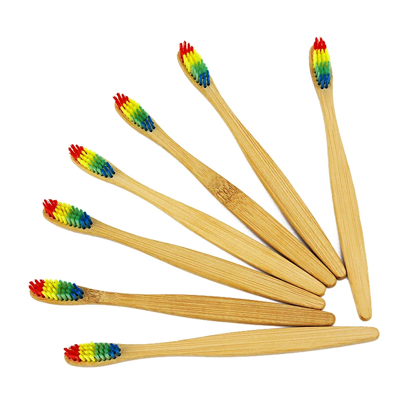 1139 1pc free shipping Eco Friendly Medium Bristle Bamboo Toothbrushin