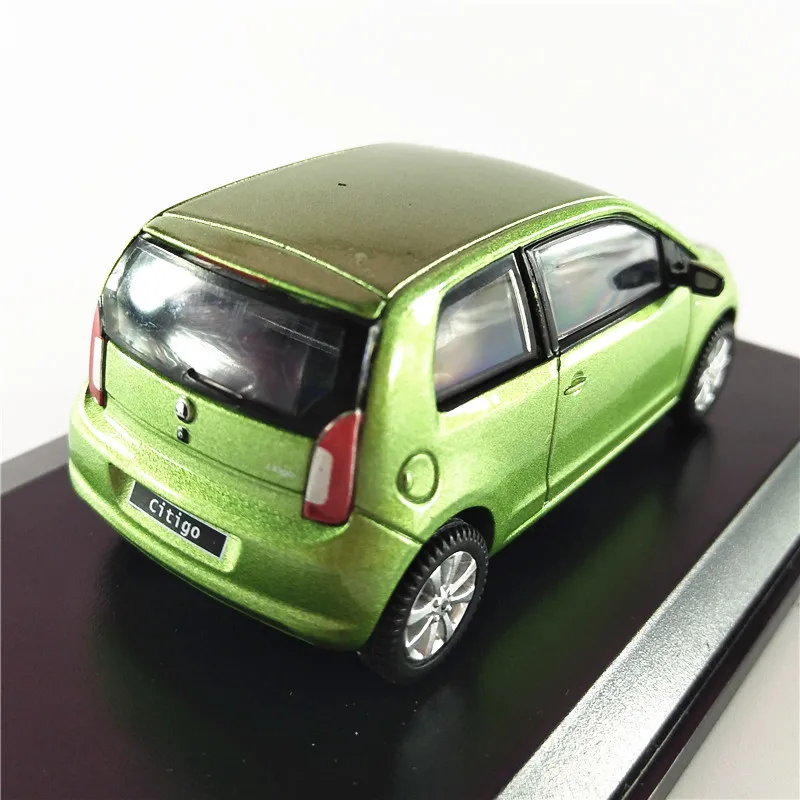 Abrex 1/43 масштабная модель автомобиля игрушки Skoda Citigo литая металлическая модель автомобиля игрушка для подарка, детей, коллекции, украшения